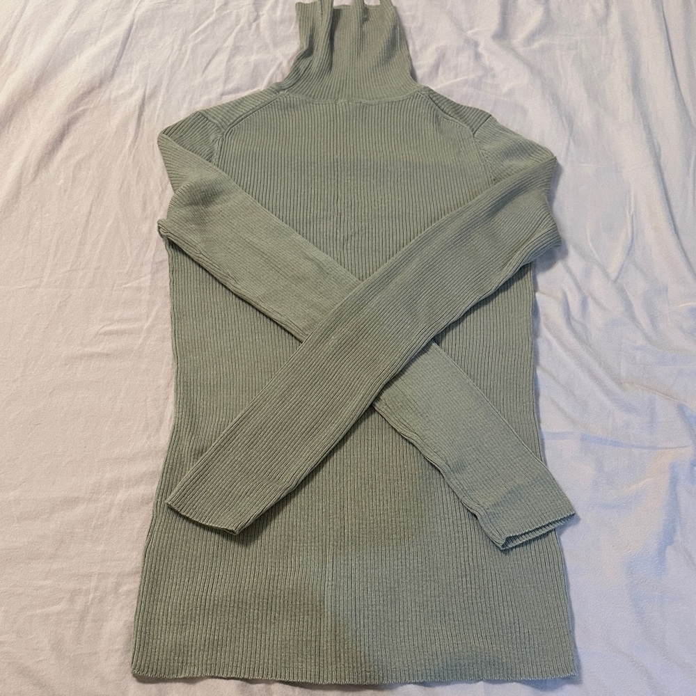 Brand new 100% wool Cowl Neck Sweater - pale brown